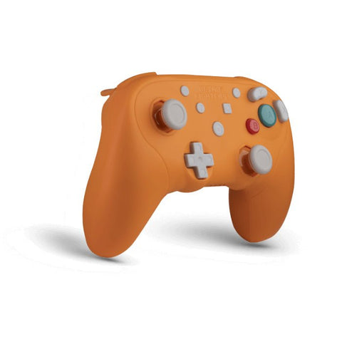 BattlerGC wireless controller for Nintendo GameCube, Wii, Switch & PC 2.4G - Orange | Retro Fighters - 2