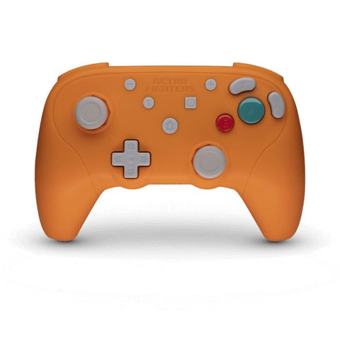 BattlerGC wireless controller for Nintendo GameCube, Wii, Switch & PC 2.4G - Orange | Retro Fighters - 1