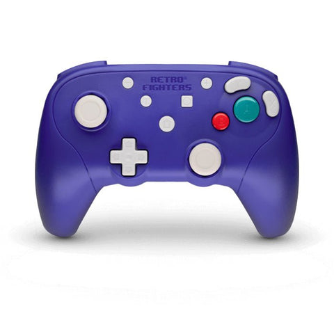 BattlerGC wireless controller for Nintendo GameCube, Wii, Switch & PC 2.4G - Purple | Retro Fighters - 1