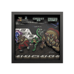 Battletoads: Big bad boot video game (1994) shadow box art officially licensed 9x9 inch (23x23cm) | Pixel Frames - 2