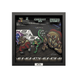 Battletoads: Big bad boot video game (1994) shadow box art officially licensed 9x9 inch (23x23cm) | Pixel Frames - 5