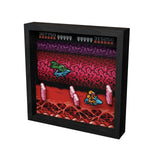 Battletoads turbo tunnel video game (1991) shadow box art officially licensed 9x9 inch (23x23cm) | Pixel Frames - 4