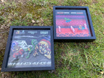 Battletoads turbo tunnel video game (1991) shadow box art officially licensed 9x9 inch (23x23cm) | Pixel Frames - 9