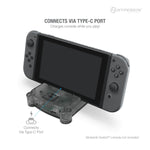 Retron S64 console dock for Nintendo Switch, Switch OLED & Switch Lite N64 style - Smoke Grey | Hyperkin