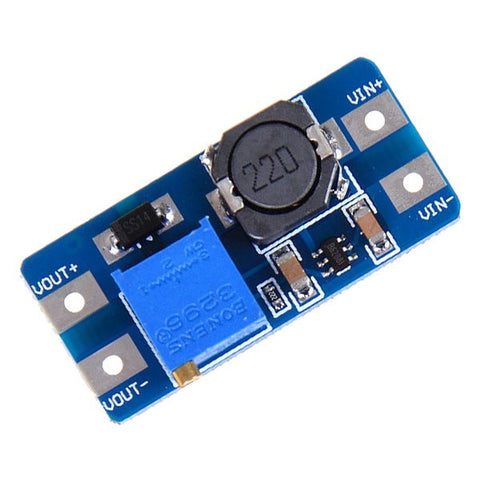 Boost Converter 2A Adjustable Step Up Module Voltage Regulator Board Input Voltage 2V - 24V to 5V - 28V Output Voltage MT3608 | ZedLabz - 1