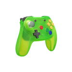 Brawler wireless 2.4G controller gamepad for Nintendo 64 [N64] - Clear Extreme Green | Retro Fighters - 2