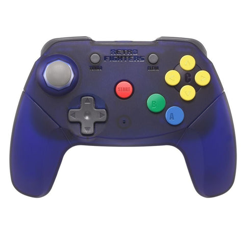 Brawler wireless 2.4G controller gamepad for Nintendo 64 [N64] - Clear puple | Retro Fighters - 1