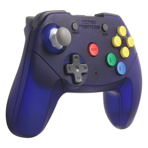 Brawler wireless 2.4G controller gamepad for Nintendo 64 [N64] - Clear puple | Retro Fighters - 2