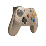 Brawler64 bluetooth wireless controller gamepad NSO edition for Nintendo Switch, Switch Online & PC - Gold | Retro Fighters - 2