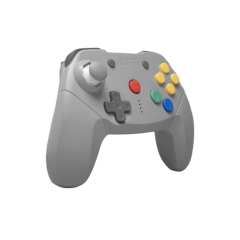 Brawler64 bluetooth wireless controller gamepad NSO edition for Nintendo Switch, Switch Online & PC - Grey | Retro Fighters - 2