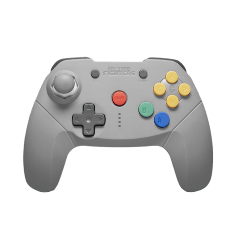 Brawler64 bluetooth wireless controller gamepad NSO edition for Nintendo Switch, Switch Online & PC - Grey | Retro Fighters - 1