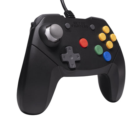 Brawler64 V2 wired Controller gamepad for Nintendo 64 [N64] - Black | Retro Fighters - 2