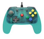 Brawler64 V2 wired Controller gamepad for Nintendo 64 [N64] - Clear Blue | Retro Fighters - 1