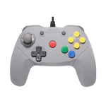 Brawler64 V2 wired Controller gamepad for Nintendo 64 [N64] - Grey | Retro Fighters - 1