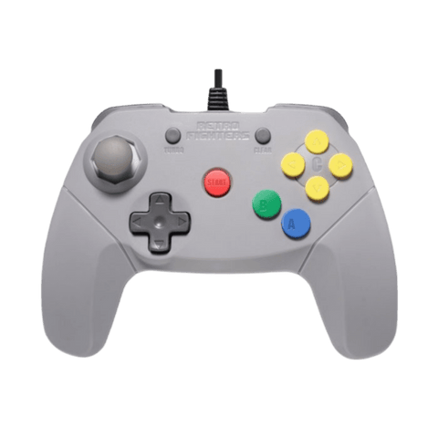 Brawler64 V2 wired Controller gamepad for Nintendo 64 [N64] - Grey | Retro Fighters - 1