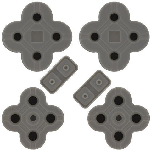 Button contacts for Nintendo DS Lite (DSL NDSL) console conductive rubber pad gasket A B X Y D - Pad kit internal replacement | ZedLabz - 2