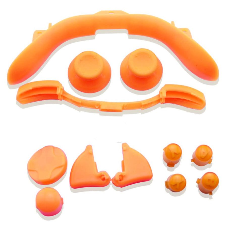 Button set for Microsoft Xbox 360 Controller complete replacement - Orange | ZedLabz - 1