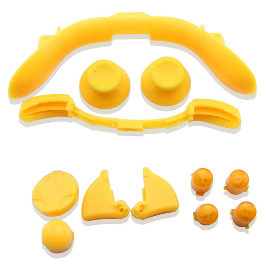 Button set for Microsoft Xbox 360 Controller plastic replacement - yellow | ZedLabz - 1