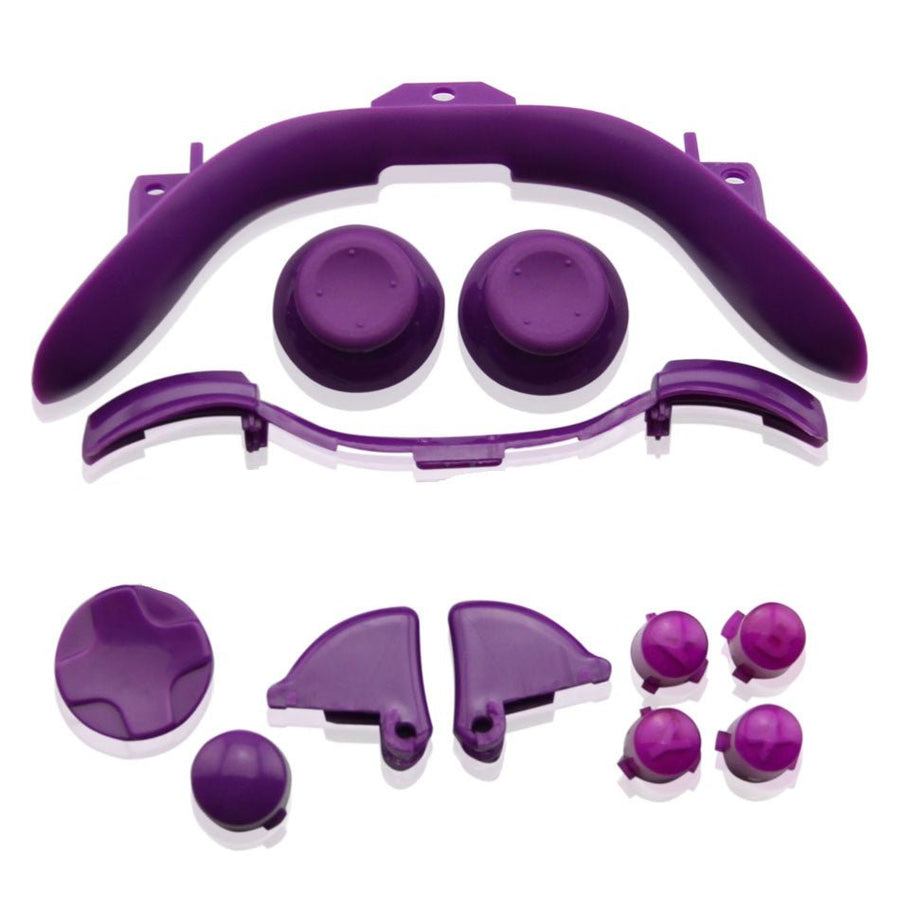 Button set for Microsoft Xbox 360 Controller repair part kit replacement - purple | ZedLabz - ZedLabz600552