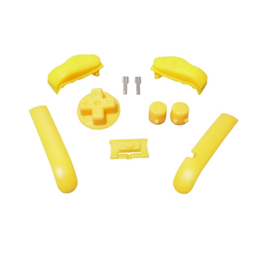 Button set for Nintendo Game Boy Advance handheld console complete set - Lemon yellow [GBA AGB] | Funnyplaying - 1