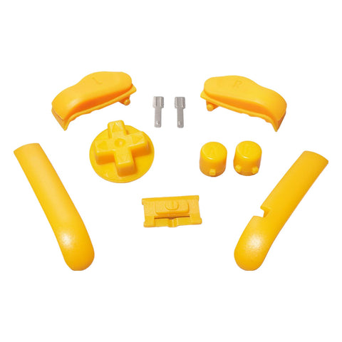 Button set for Nintendo Game Boy Advance handheld console complete set - Maize yellow | Funnyplaying - 1