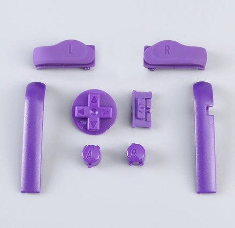 Button set for Nintendo Game Boy Advance handheld console complete set - Purple | Funnyplaying - 1