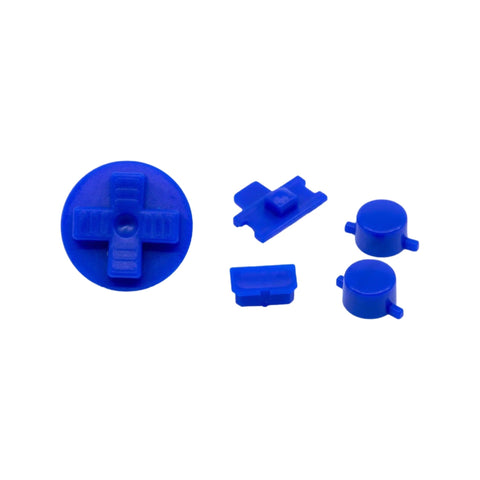 Button set for Nintendo Game Boy DMG - 01 original console - Blue | Retro Modding - 1