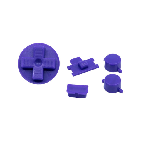 Button set for Nintendo Game Boy DMG - 01 original console - Purple | Retro Modding - 1