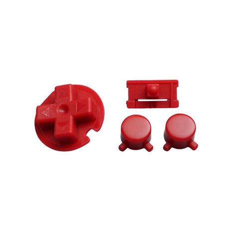 Button set for Nintendo Game Boy Pocket A B D - Pad power switch - Red | Funnyplaying - 1