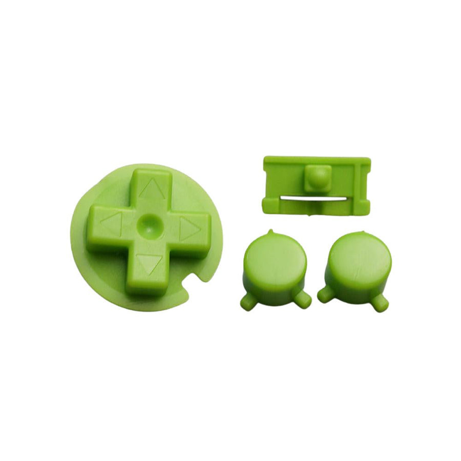 Button set for Nintendo Game Boy Pocket replacement A B D - Pad power switch GBP MGB - Green | Funnyplaying - 1