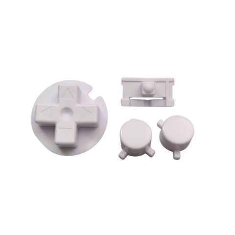 Button set for Nintendo Game Boy Pocket replacement A B D - Pad power switch GBP MGB - White | Funnyplaying - 1