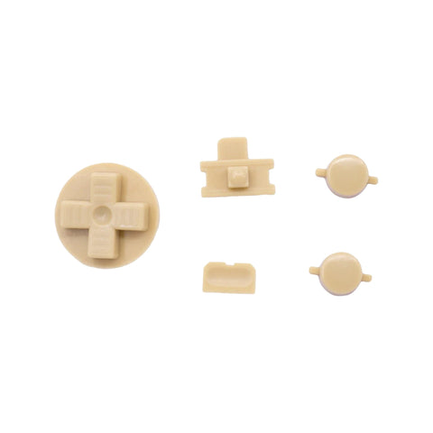 Button Set For Original Game Boy DMG 01 - Latte | Retro Modding - 1