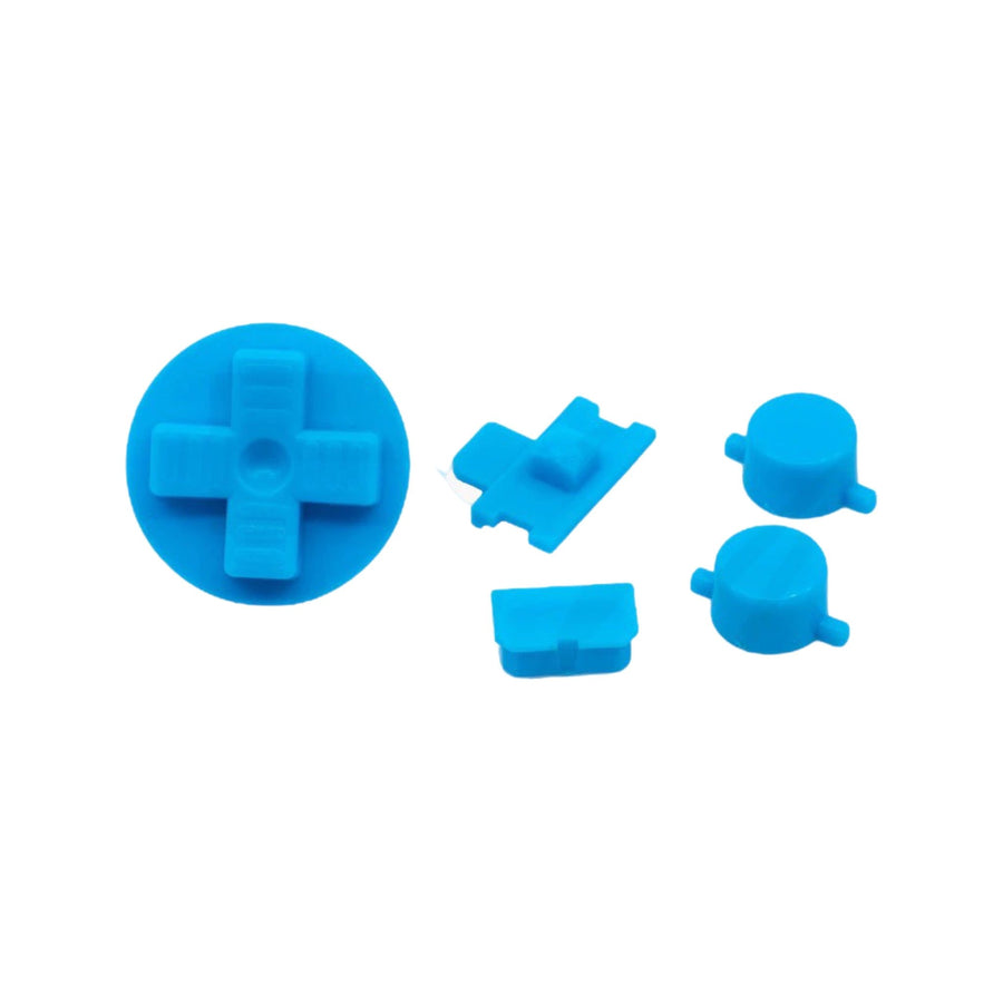 Button Set For Original Game Boy DMG 01 - Neon Blue | Retro Modding - 1