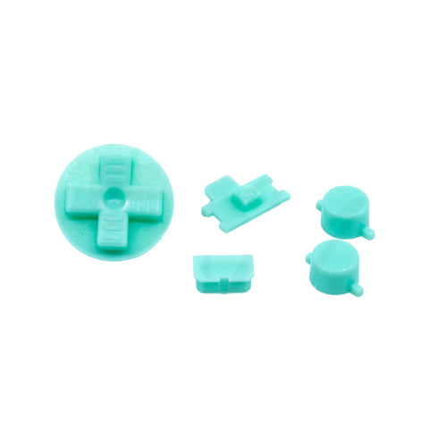 Button Set For Original Game Boy DMG 01 - Pastel Mint | Retro Modding - 1