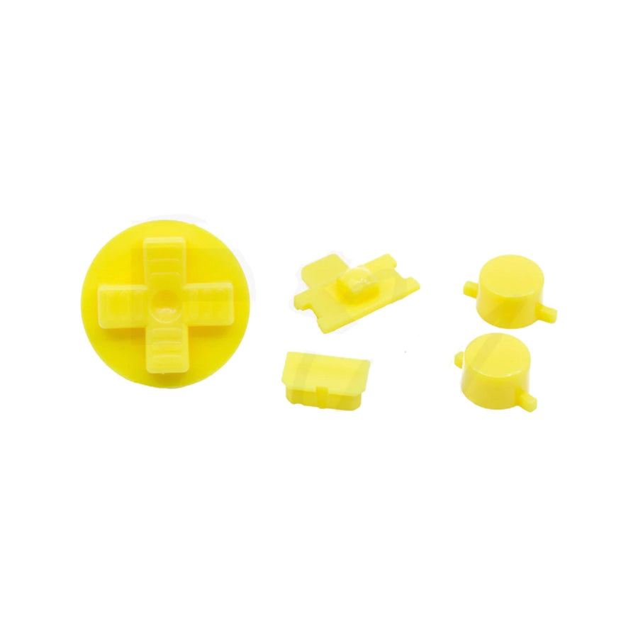 Button Set For Original Game Boy DMG 01 - Pastel Yellow | Retro Modding - 1