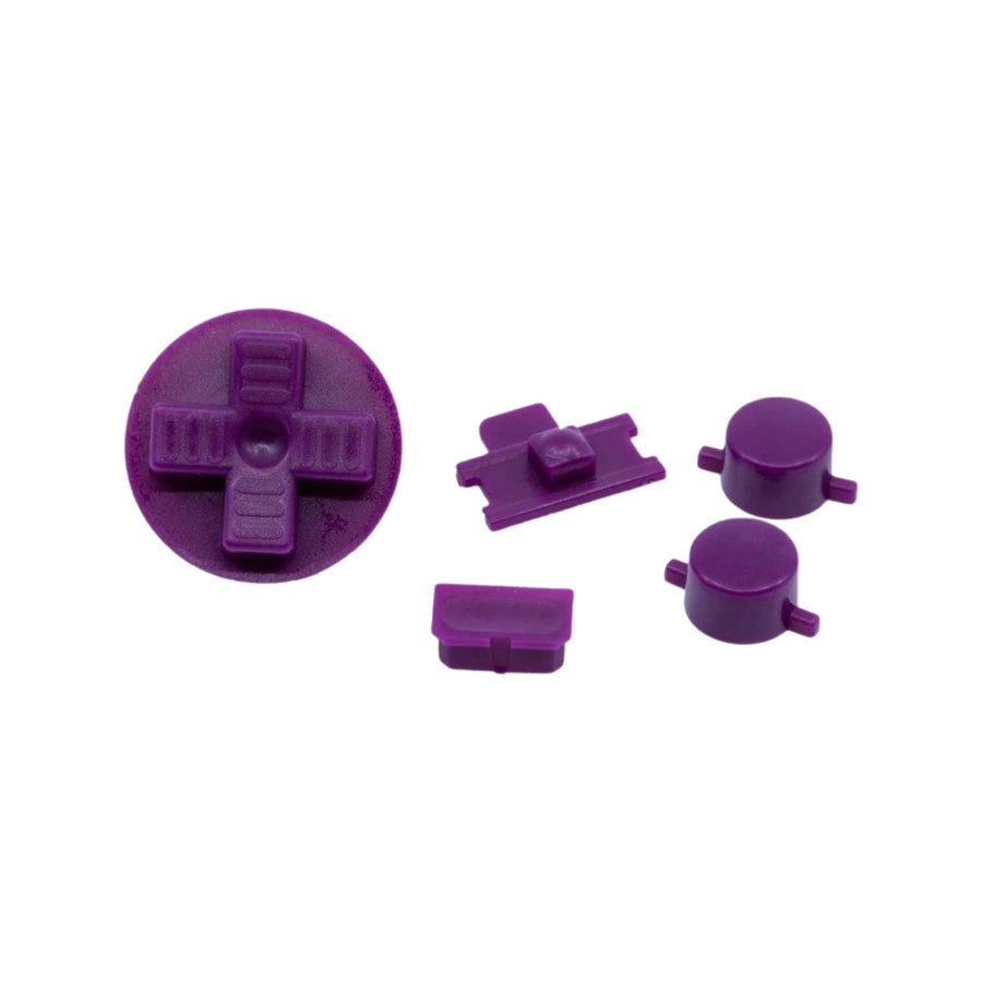 Button Set For Original Game Boy DMG 01 - Purple | Retro Modding - 1