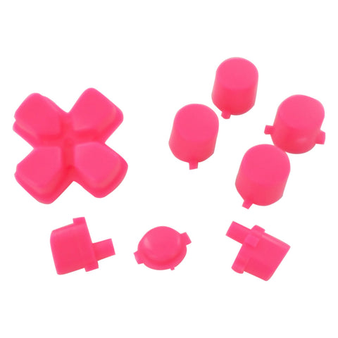 Button set for Sony PS4 Pro controllers mod kit repair replacement - pink | ZedLabz - 1