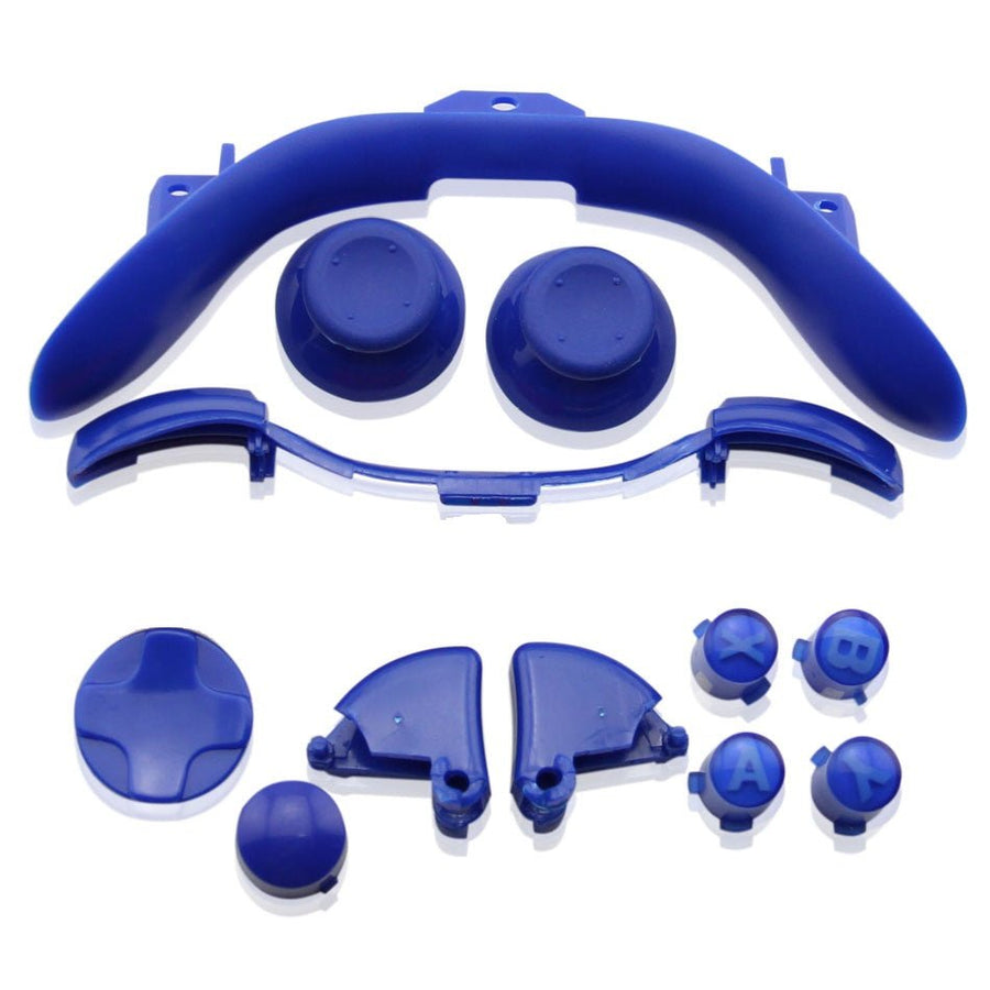 Button set for Xbox 360 Controller Microsoft full replacement - blue | ZedLabz - 1