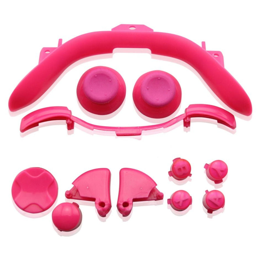 Buttons for Microsoft Xbox 360 controller full complete button set replacement - Pink | ZedLabz - 1