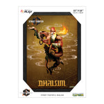 Street Fighter 6 Dhalsim Plax lenticular frame 3D wall art officially licensed 10"x12" inch (23x30cm) | Pixel Frames