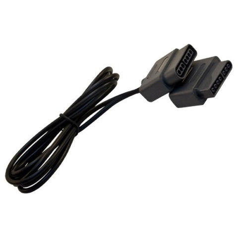 Cable for Nintendo Snes controllers 6FT 1.8M extension wire replacement - Black | ZedLabz - 1