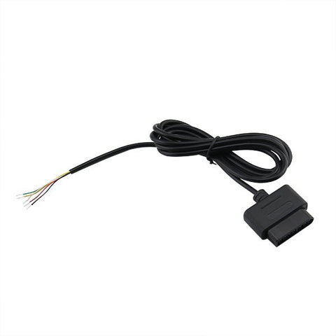 Cable for SNES Nintendo Controller 1.8M replacement - black | ZedLabz - 1