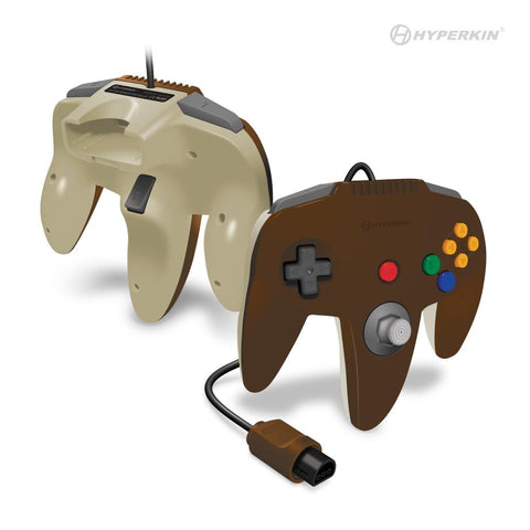 Captain Premium wired controller for N64 console Funtoon Collectors Edition - Hero Brown | Hyperkin - 1