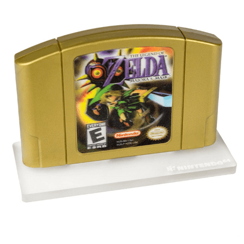 Cartridge display stand for Nintendo 64 N64 cart acrylic - Crystal Clear | Rose Colored Gaming - ZedLabz800816