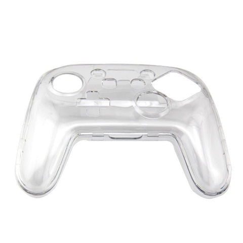 Case for Nintendo Switch Pro controller protective crystal hard shell - Transparent clear | ZedLabz - 1