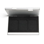 Case holder for SD SDHC Memory Cards Protective Aluminium Metal case | ZedLabz - 3