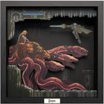 Castlevania Symphony of the Night Scylla video game (1997) shadow box art officially licensed 9x9 inch (23x23cm) | Pixel Frames - 2