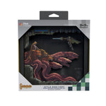 Castlevania Symphony of the Night Scylla video game (1997) shadow box art officially licensed 9x9 inch (23x23cm) | Pixel Frames - 5