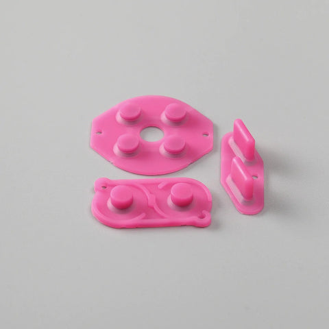 Conductive silicone button contacts rubber membrane pad set For Nintendo Game Boy Original DMG-01 - Pink | Funnyplaying