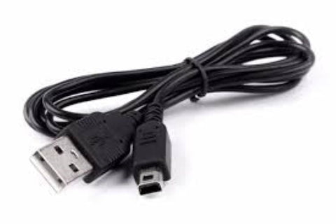 Charging cable for 3DS, 2DS & DSi Nintendo adapter lead 1.2M USB replacement - Black | ZedLabz - 1